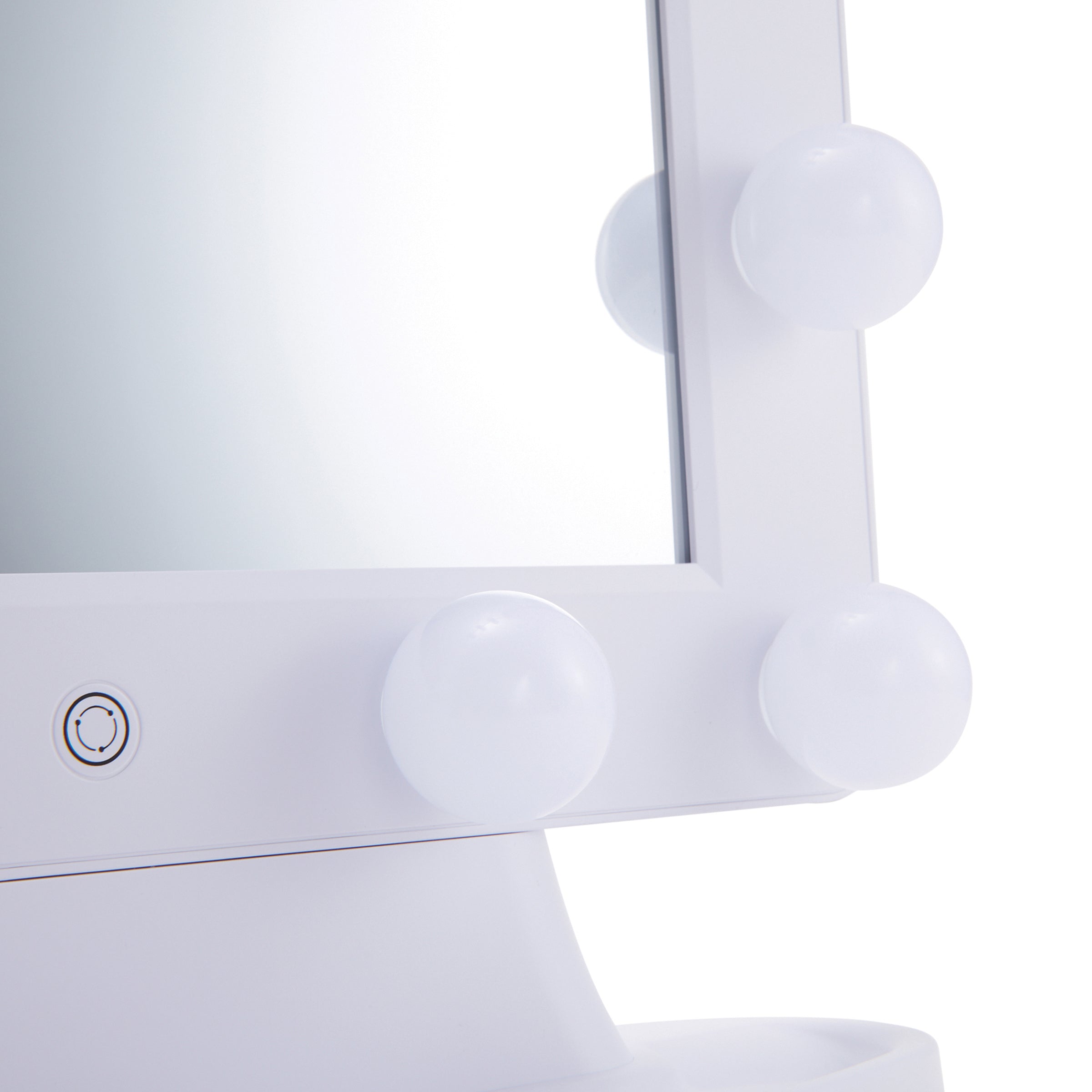 XL Mirror with Hollywood Bulb Lights