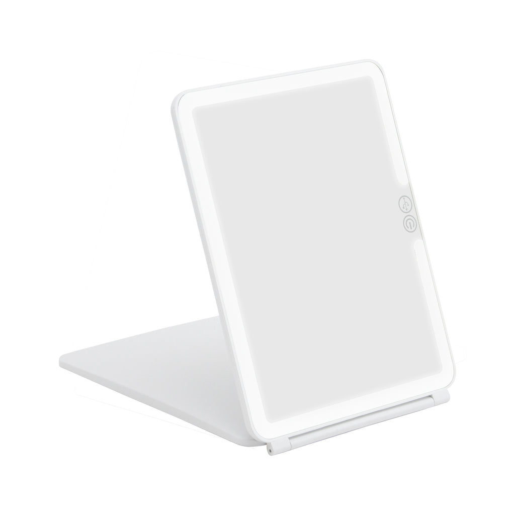 Slim Pad Mirror with Magnifying Mirrors